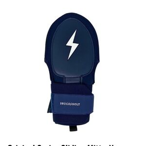 Bruce Bolt Youth Navy Sliding Mitt
